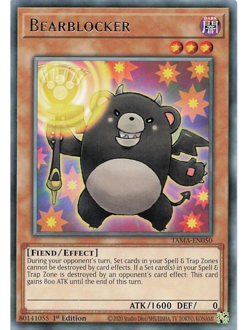 Yu-Gi-Oh! TCG 2022 Bearblocker NM TAMA